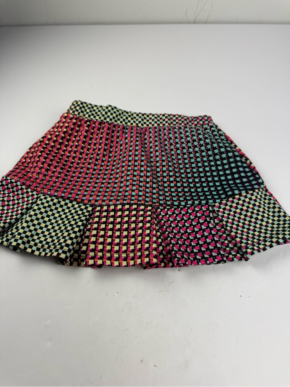 Nike Girls 6X Black Multicolor Athletic Skirt Skort - Picture 2 of 7